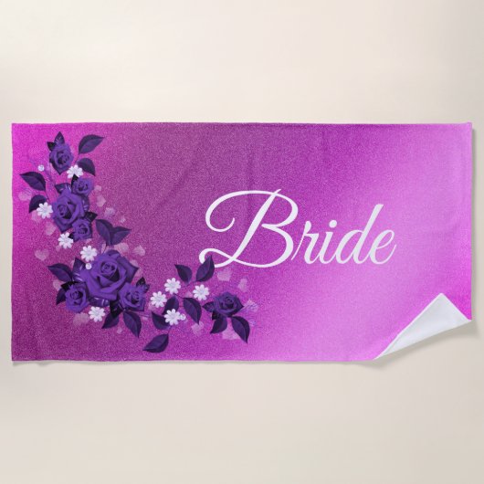 Floral Elegant Strandlaken (Voorkant)