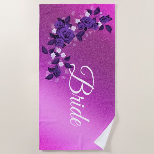 Floral Elegant Strandlaken (Voorkant)