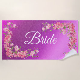 Floral Elegant Strandlaken