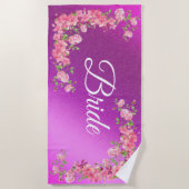 Floral Elegant Strandlaken (Voorkant)