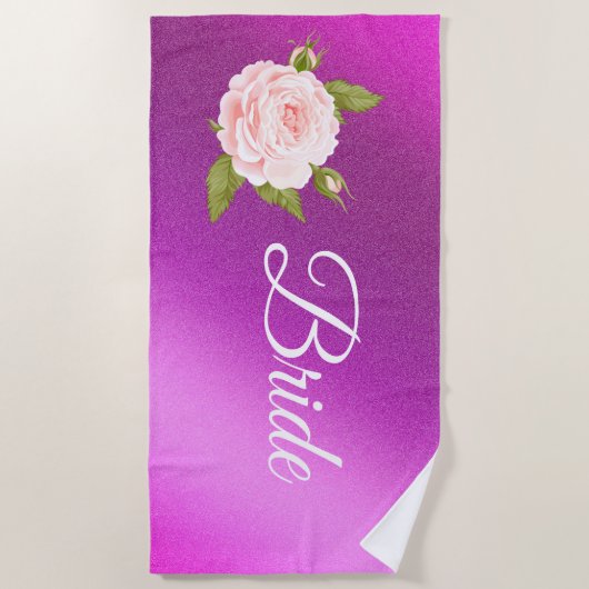 Floral Elegant Strandlaken (Voorkant)