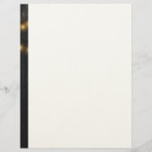 Floral elegant uit de keuken van blanco recept briefhoofd (Achterkant)