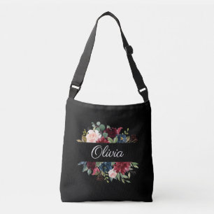 Floral Elegant Waterverf Crossbody Tas
