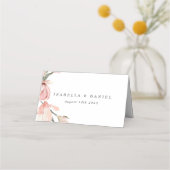 Floral Elegant Wedding Table Plaatskaartje (Achterkant)