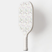 Floral Elegant Wildflowers Botanical Pattern Pickleball Paddle (Links)