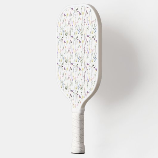 Floral Elegant Wildflowers Botanical Pattern Pickleball Paddle (Links)
