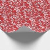 Floral Elegant Wrapping Paper Cadeaupapier (Hoek)