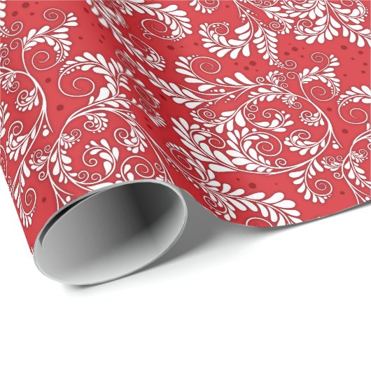 Floral Elegant Wrapping Paper Cadeaupapier (Rol Hoek)