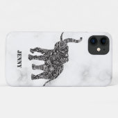 Floral Elephant Case-Mate iPhone Case (Achterkant (horizontaal))