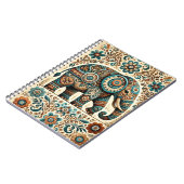 Floral Elephant  Notitieboek (Linkerzijde)