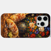 Floral Elote Still Life | Monogram Case-Mate iPhone Case (Achterkant (horizontaal))