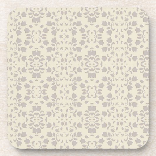 Floral Embossed Pattern Drankjes Onderzetter (Voorkant)