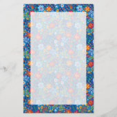 Floral Embroidery Pattern Briefpapier (Voorkant)