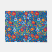 Floral Embroidery Pattern Deurmat (Voorkant)