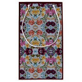 Floral Embroidery Pattern met prachtige bloemen Klein Cadeauzakje (Achterkant)