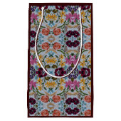 Floral Embroidery Pattern met prachtige bloemen Klein Cadeauzakje (Voorkant)