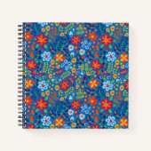 Floral Embroidery Pattern Notitieboek (Voorkant)