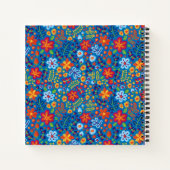 Floral Embroidery Pattern Notitieboek (Achterkant)