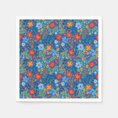 Floral Embroidery Pattern Servet (Voorkant)