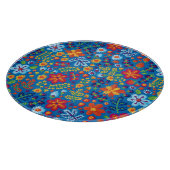 Floral Embroidery Pattern Snijplank (Hoek)