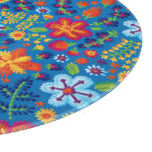 Floral Embroidery Pattern Snijplank (Hoek)