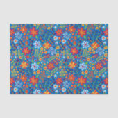 Floral Embroidery Pattern Tissuepapier (Voorkant)