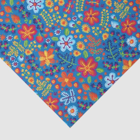 Floral Embroidery Pattern Tissuepapier (Detail)