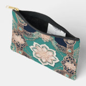 Floral emerald green AI art  Etui (Open)