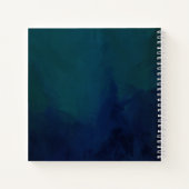 Floral Emerald Green bruiloft gastenboek Notitieboek (Achterkant)