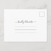 Floral Emerald Green Quinceanera bewaar de datum Briefkaart (Achterkant)