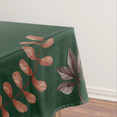 Floral Emerald Groen Thanksgiving Diner Tafelkleed (Voorbeeld)