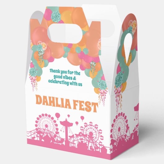 Floral- en ballonvaartsfestival bedankdoosjes (Geopend)