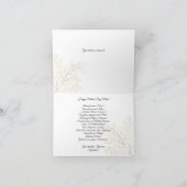 Floral en botanische ornament moederdag bedankkaart (Binnen)