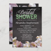 Floral en Chalkboard met groen Vrijgezellenfeest Kaart (Voorkant / Achterkant)