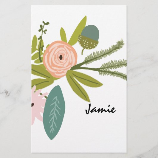 Floral en fauna briefpapier (Voorkant)