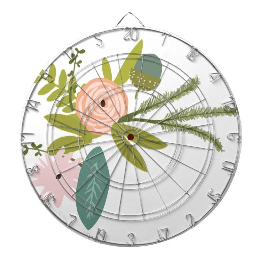 Floral en fauna dartbord (Voorkant)