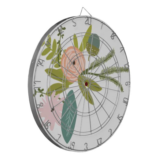 Floral en fauna dartbord (Voorkant Links)