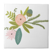 Floral en fauna tegeltje (Voorkant)