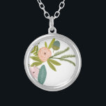 Floral en fauna zilver vergulden ketting<br><div class="desc">De flora en fauna van de Vintage van de Flora en de Fauna die Om het even welke Kleur voor de Achtergrond van Zig Zag ruilen - vervang roze met om het even welke kleur door te klikken aanpassen en dan uitgeven. Gebruik het laatste hulpmiddel op de daling onderaan menu...</div>