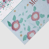 Floral en gebarenteerde ontwerper tissuepapier (Detail)