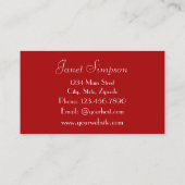 Floral en Gift Shop Visitekaartje (Achterkant)