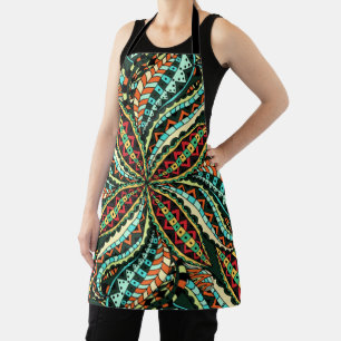Floral en glamour naadloos stijlvol schort