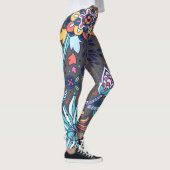 Floral en glamour naadloze lentekuut leggings (Rechts)