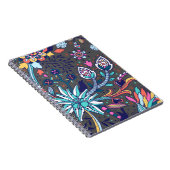 Floral en glamour naadloze lentekuut notitieboek (Rechterzijde)