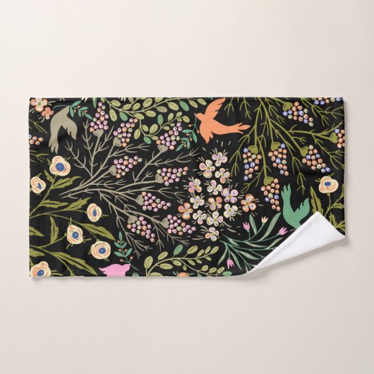 Floral en glamour naadloze zomerkleur handdoek (Handdoek)
