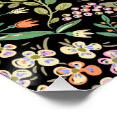 Floral en glamour naadloze zomerkleur perfect poster (Hoek)