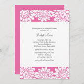 Floral en Modern Bridal Shower Kaart (Voorkant / Achterkant)