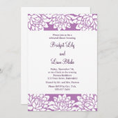 Floral en Moderne repetitie Kaart (Voorkant / Achterkant)