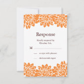 Floral en Moderne RSVP (Voorkant)