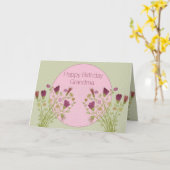 Floral en Polka Dot Kaart (Gele Bloem)